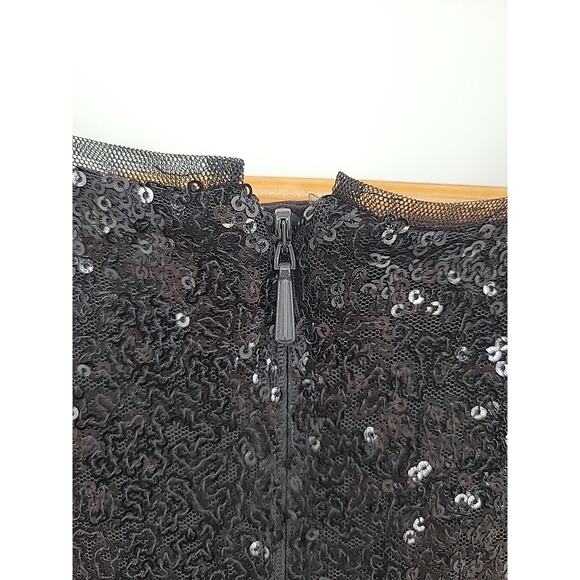 Gap‎ Kids Black Sequin Party Dress Birthday Holiday Girls Size XXL 14-16 - Picture 4 of 10